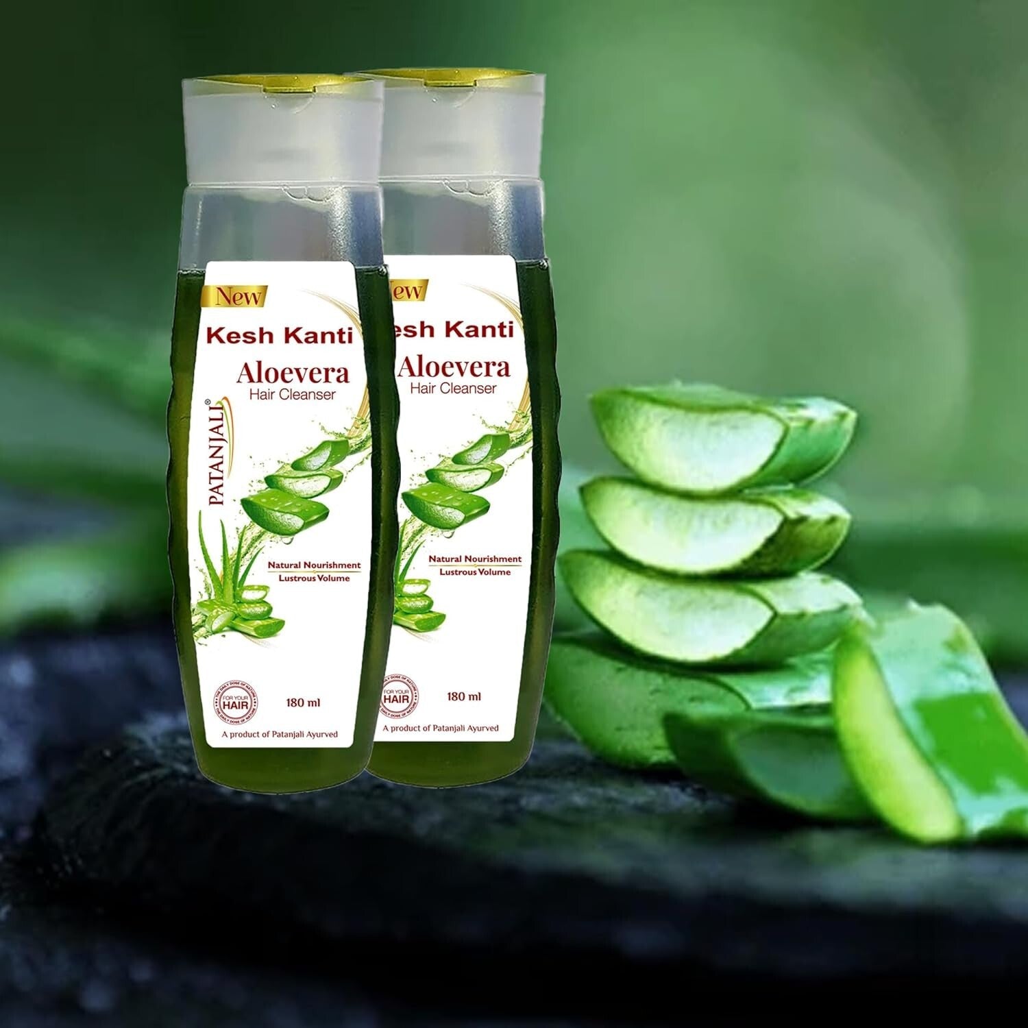 2 x Patanjali Kesh Kanti Aloe Vera Hair Cleanser 200ml (6.76 oz)  Free Shipping